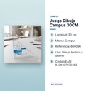 JUEGO DIBUJO CAMPUS 30CM - características principales