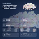 CUENTAS DE PLÁSTICO LETRAS CUBOS 6MM 1.000UDS INNSPIRO - resumen de atributos