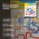 MOLDES PARA PLASTILINA ANIMALES DE GRANJA 6 UNIDADES - resumen de atributos