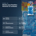 MOLDES PARA PLASTILINA NÚMEROS 12 UNIDADES - resumen de atributos