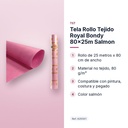 TELA ROLLO TEJIDO ROYAL BONDY 80X25M SALMON - características principales