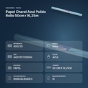 PAPEL CHAROL AZUL PALIDO ROLLO 50CM×16,25M - resumen de atributos