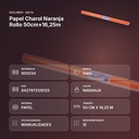 PAPEL CHAROL NARANJA ROLLO 50CM×16,25M - resumen de atributos