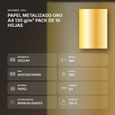 PAPEL METALIZADO ORO A4 130 g/m² PACK DE 10 HOJAS - resumen de atributos