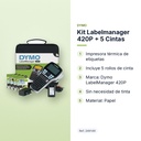 KIT LABELMANAGER 420P + 5 CINTAS - características principales