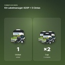 KIT LABELMANAGER 420P + 5 CINTAS - formato de venta: caja de 2
