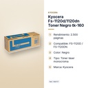 KYOCERA FS-1120D/1120DN TONER NEGRO TK-160 - características principales