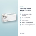 KYOCERA TONER NEGRO TK-1170 - características principales