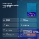 LAMINA EVA PURPURINA AZUL 40X60 - resumen de atributos