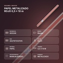 PAPEL METALIZADO ROJO 0,5 x 10 m - resumen de atributos