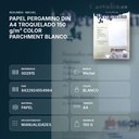 PAPEL PERGAMINO DIN A4 TROQUELADO 150 g/m² COLOR PARCHMENT BLANCO PACK 25 HOJAS - resumen de atributos