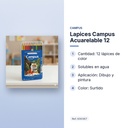 LAPICES CAMPUS ACUARELABLE 12 - características principales
