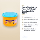 PASTA BLANDA AZUL FLUOR SOFT DOUGH BLANDIVER BOTE 460G - características principales