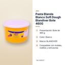 PASTA BLANDA BLANCO SOFT DOUGH BLANDIVER BOTE 460G - características principales
