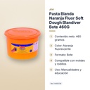 PASTA BLANDA NARANJA FLUOR SOFT DOUGH BLANDIVER BOTE 460G - características principales
