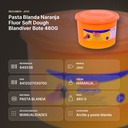 PASTA BLANDA NARANJA FLUOR SOFT DOUGH BLANDIVER BOTE 460G - resumen de atributos