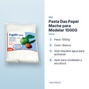 PASTA DAS PAPEL MACHE  PARA MODELAR 1000G - características principales