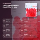 POMPON POLIPROPILENO ROJO 25MM 50 UDS  - resumen de atributos