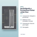 SET BOLÍGRAFO Y PORTAMINAS PARKER JOTTER DUO - características principales