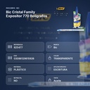 BIC CRISTAL FAMILY EXPOSITOR 770 BOLÍGRAFOS - resumen de atributos