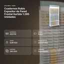 CUADERNOS RUBIO EXPOSITOR DE PARED FRONTAL SURTIDO 1.285 UNIDADES - resumen de atributos