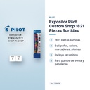 EXPOSITOR PILOT CUSTOM SHOP 1821 PIEZAS SURTIDAS - características principales