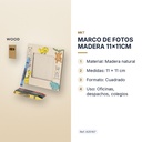 MARCO DE FOTOS MADERA 11x11CM - características principales