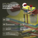 PUNZÓN DE PICADO 769 SIMPLE MANGO PLÁSTICO Y PUNTA METÁLICA - resumen de atributos