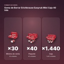 GOMA DE BORRAR ERICHKRAUSE EASYRUB MINI CAJA 40 UDS - formato de venta: paquete de 40, caja de 1440