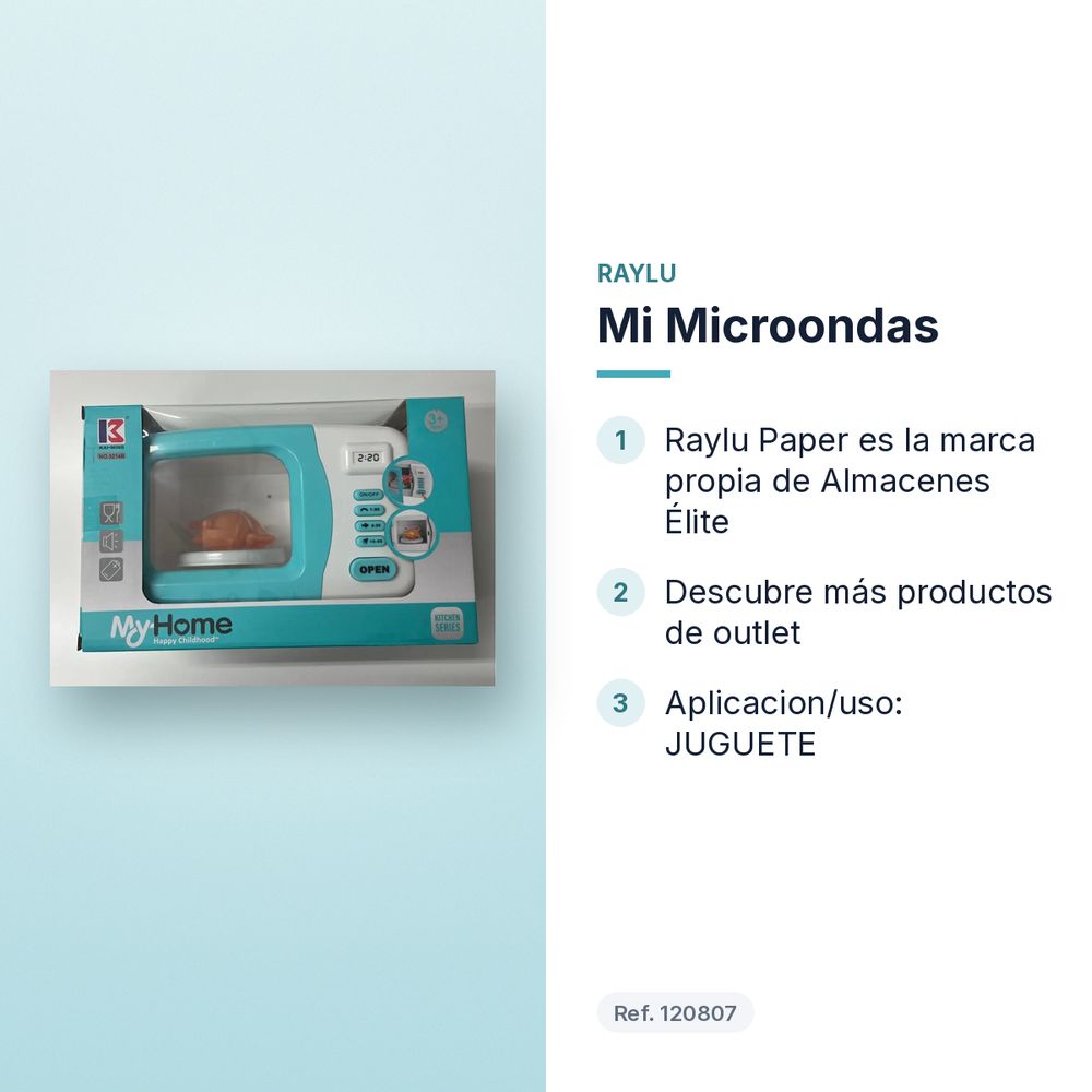 MI MICROONDAS - características principales
