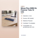 MINAS PLUS 2MM HB POLYMER TUBO 12 UDS - características principales