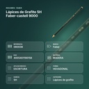 LÁPICES DE GRAFITO 5H FABER-CASTELL 9000  - resumen de atributos