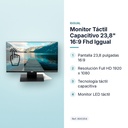MONITOR TÁCTIL CAPACITIVO 23,8" 16:9 FHD IGGUAL - características principales