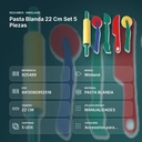 PASTA BLANDA 22 CM SET 5 PIEZAS - resumen de atributos