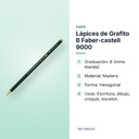 LÁPICES DE GRAFITO B FABER-CASTELL 9000  - características principales