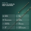 LÁPICES DE GRAFITO HB FABER-CASTELL 9000  - resumen de atributos