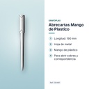 ABRECARTAS MANGO DE PLASTICO  - características principales