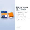NOTA ADH.BISMARK 75X75 NARANJA - características principales