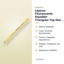 LÁPICES FLUORESCENTE STAEDTLER TRIANGULAR TOP STAR AMARILLO - características principales