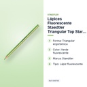 LÁPICES FLUORESCENTE STAEDTLER TRIANGULAR TOP STAR VERDE - características principales