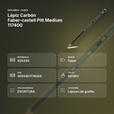 LÁPIZ CARBÓN FABER-CASTELL PITT MEDIUM 117400 - resumen de atributos