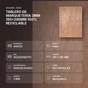 TABLERO DE MARQUETERÍA 3MM 195x295MM 100% RECICLABLE - resumen de atributos