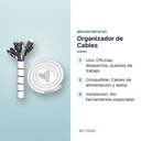 ORGANIZADOR DE CABLES - características principales