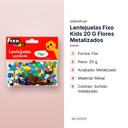 LENTEJUELAS FIXO KIDS 20 G FLORES METALIZADOS - características principales
