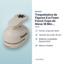 TROQUELADORA DE FIGURAS EVA FOAM PUNCH COPO DE NIEVE 16 MM INNSPIRO - características principales