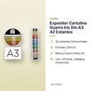 EXPOSITOR CARTULINA GUARRO IRIS DIN A3 42 ESTANTES - características principales