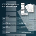 GOMETS CÍRCULO MEDIANO Ø 15 MM BLANCO INETA - resumen de atributos