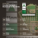 GOMETS TRIANGULO MEDIANO Ø 15 MM VERDE - resumen de atributos