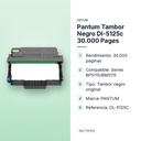 PANTUM TAMBOR NEGRO DL-5125C 30.000 PAGES - características principales