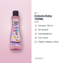 COLONIA BABY 750ML - características principales